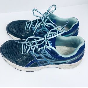 Women’s ASICS gel contend 2 purple blue size 9